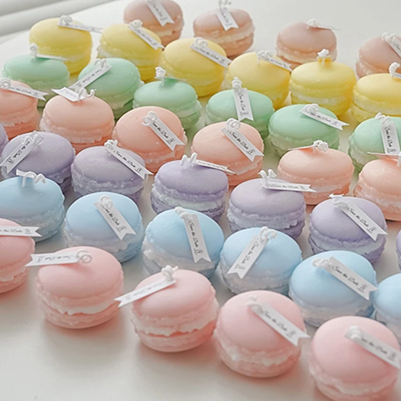 Ароматические свечи с имитацией макарона креативное домашнее украшение ручная