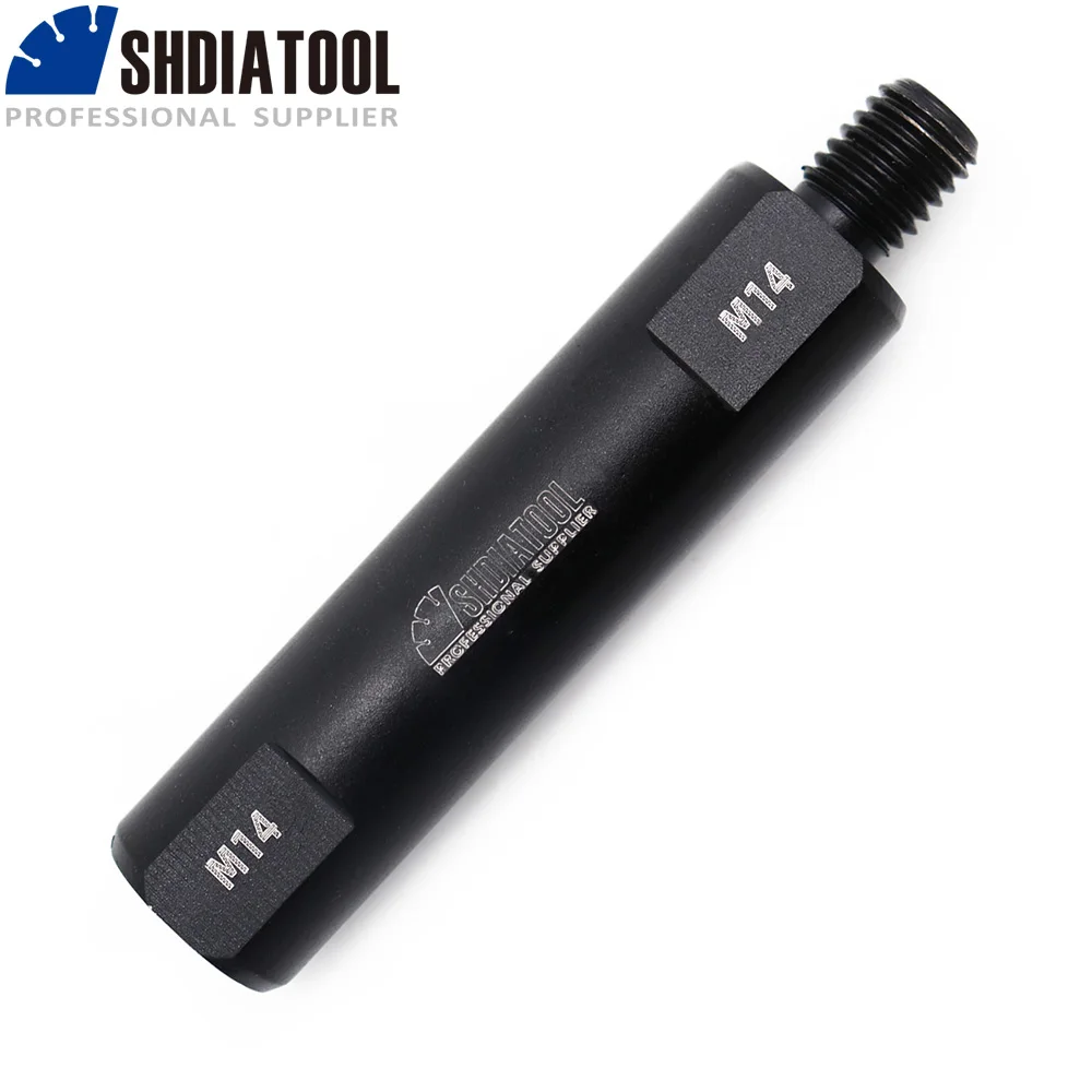 SHDIATOOL 1 шт. адаптер алмазные сверла коронки удлинитель M14 Мужская резьба к M14 гнездовой резьбовой преобразователь