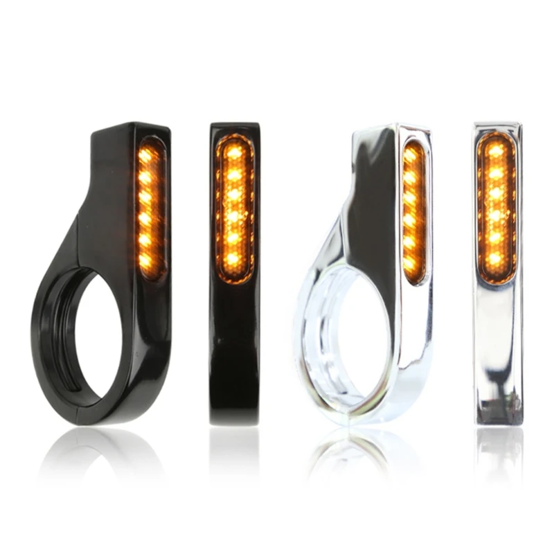 

2Pcs Universal LED Motorcycle Turn Light 12V Waterproof for 41mm Fork Drop Shipping