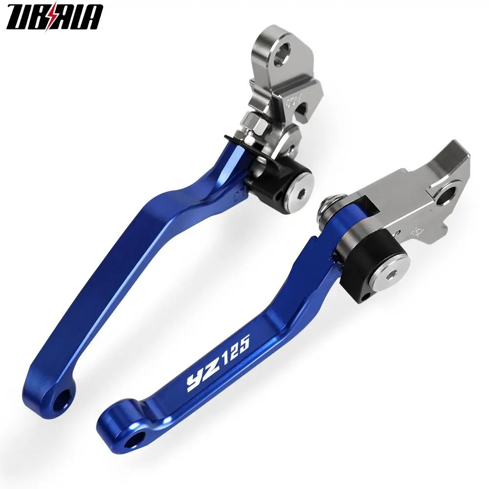 

For YAMAHA YZ125 1989 1990 1991 1992 1993 1994 1995 Motorcoss Pit Dirt Bike Pivot Foldable Brake Clutch Levers With LOGO YZ125