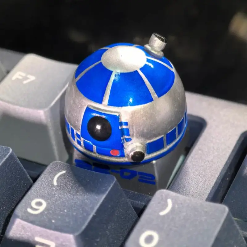 Фото В наличии: Оригинальные кейкапы-сюрпризы (Blind Box) с фигурками Боба, Дарта, Стирмтрупи, Люка, R2-D2, C-3PO, аниме-персонажи. Коллекционные фигурки для рабочего стола. Подарки-сюрпризы, игрушки. №5