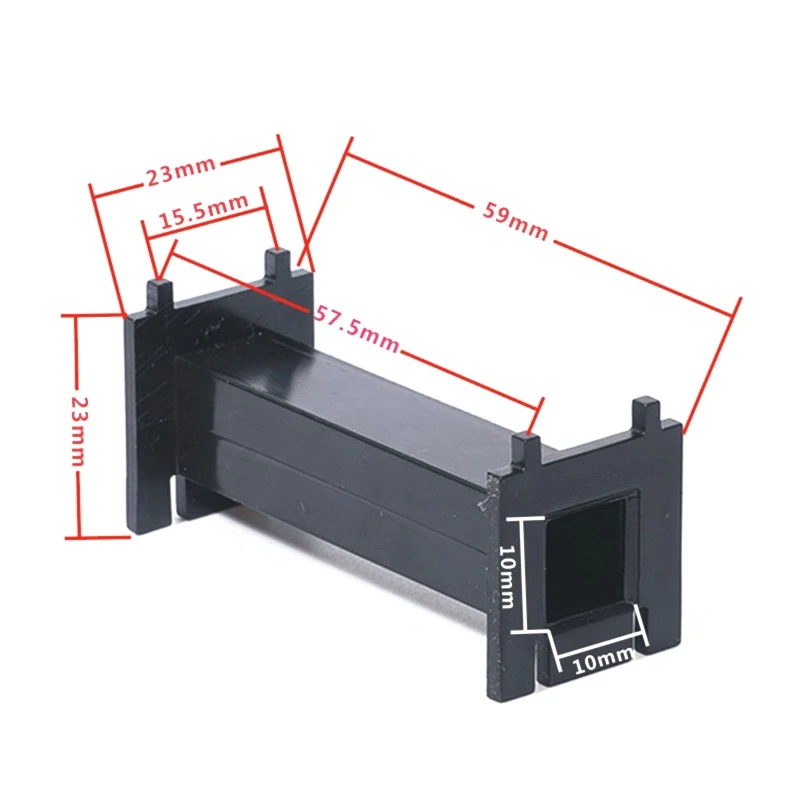 

R91A Square Bobbin Wire Coil Frame Plastic Bobbin for DIY Inductor,Transformer Environmentally Friendly ABS Not Easy to Break