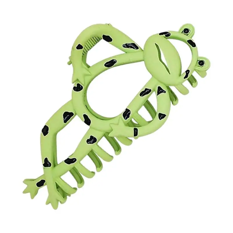 

Girls And Women Hair Claws Portable Hair Claw Birthday Gifts For Women Frog Shaped Jaw Hair Clips For Holding Women Hairs