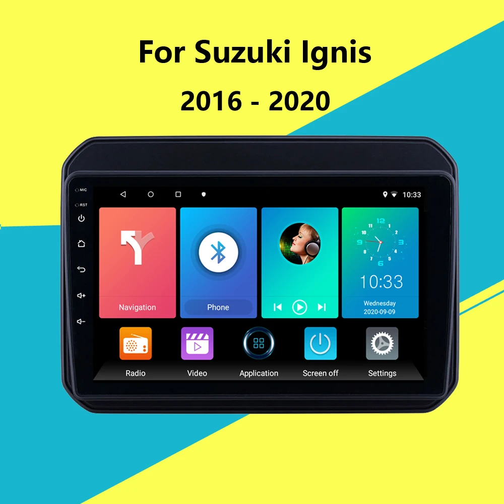 Для Suzuki Ignis 2016 - 2020 9 дюймов Android 8 1 2 Din Автомобильный мультимедийный стерео плеер GPS