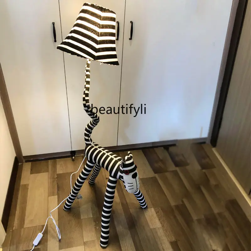 

zqCartoon Floor Lamp Table Lamp Children's Room Boys and Girls Warm Bedside Lamp Cute Nordic Table Lamp
