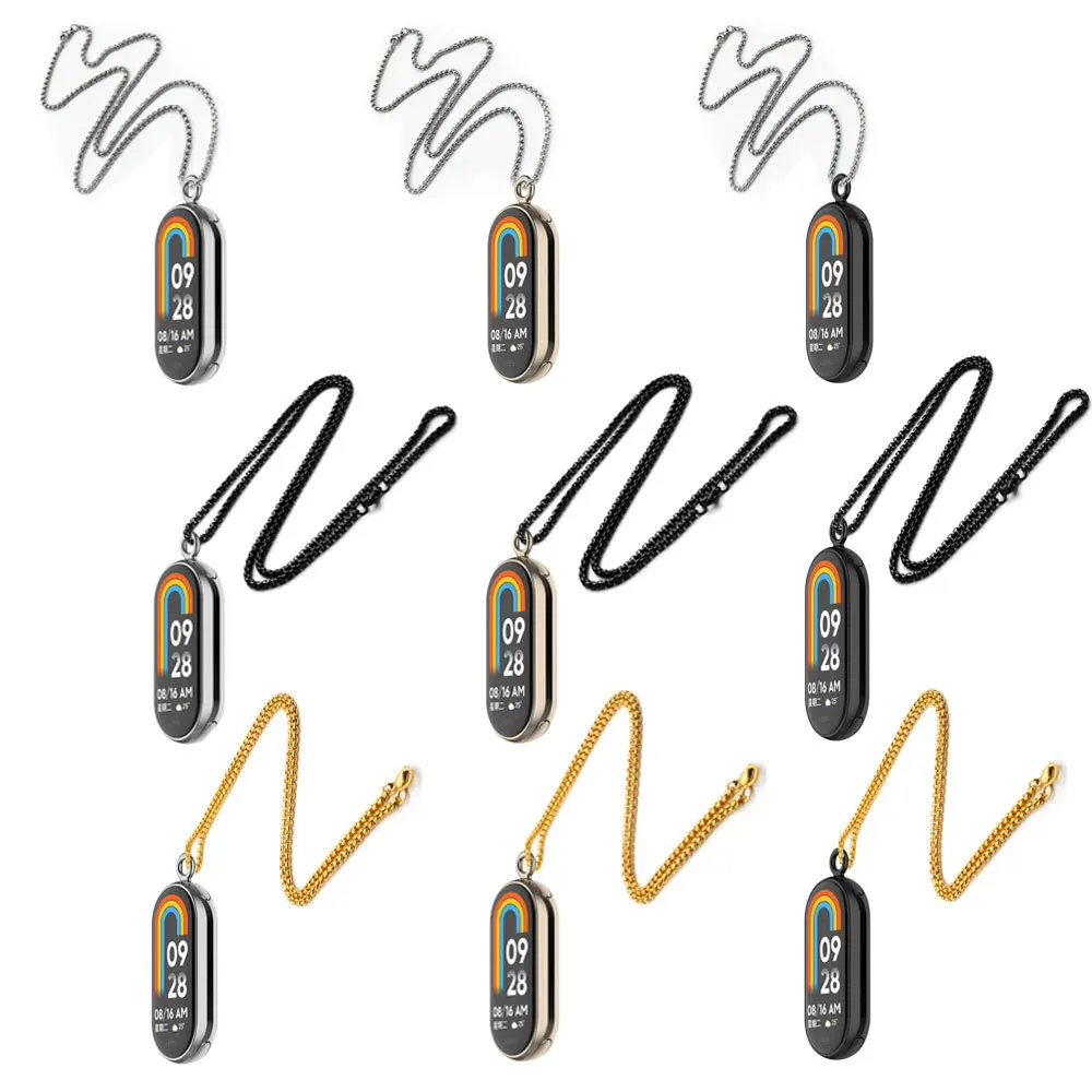 Ожерелье с подвеской для Xiaomi Mi Band 8 подвесная цепочка часов браслет на шею ремешок