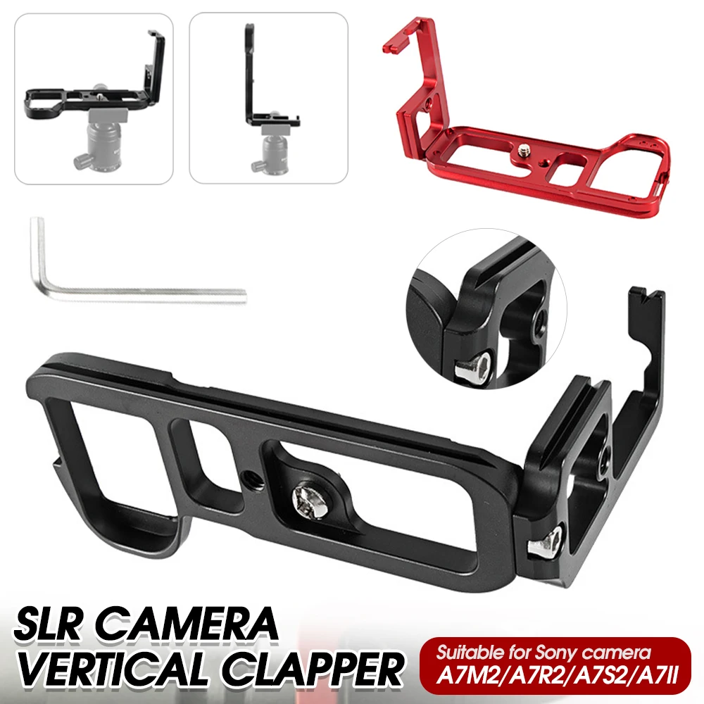 

TRAVOR Quick Release Plate Micro Camera Vertical Grip Camera L Bracket For Sony A7M2 A7S2 A7R2 A7II SLR Camera L Release Plate