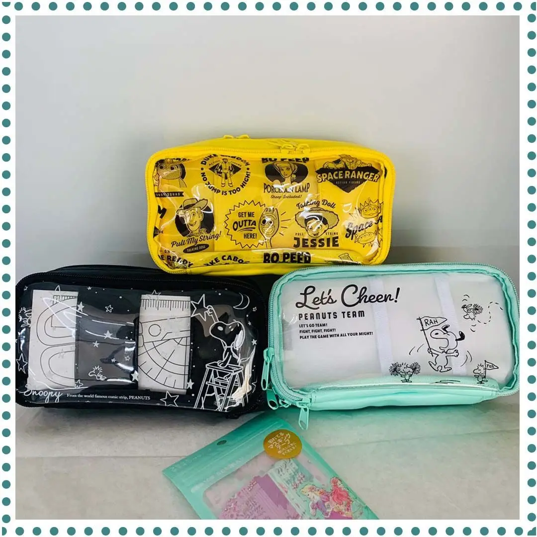 

Large-capacity Pencil Bag Snoopy Multi-layer Pencil Bag Large-capacity Niche Student Stationery Box Female Cosmetics Storage Bag
