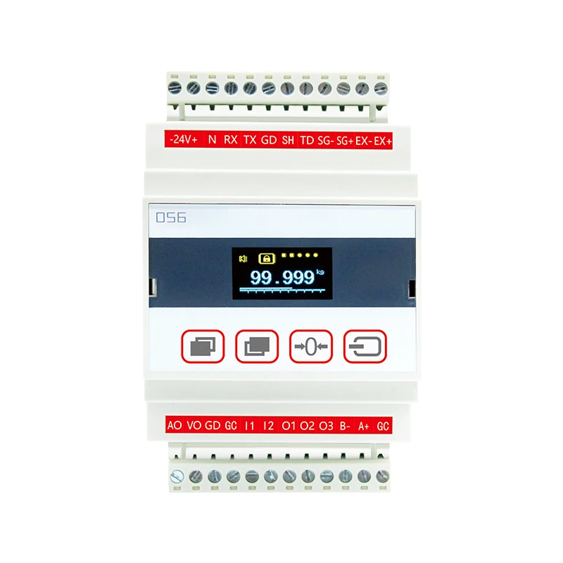 

4-20ma/0-10V anti-interference weighing display transmitter force measurement signal amplifier 485 communication sensor