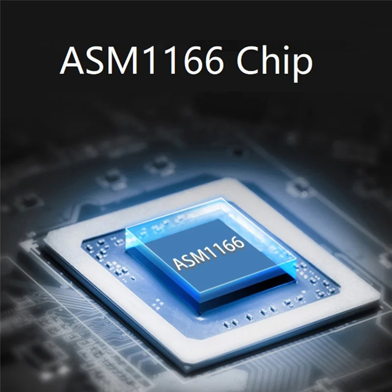 Плата расширения M.2 MKEY PCI-E плата NVME на SATA3.0 PCIE SATA 6Gpbsx6-Port ASM1166 поддержка функции PM