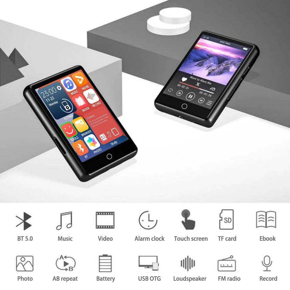 Bluetooth MP3-плеер 2 5-дюймовый цвет в ассортименте