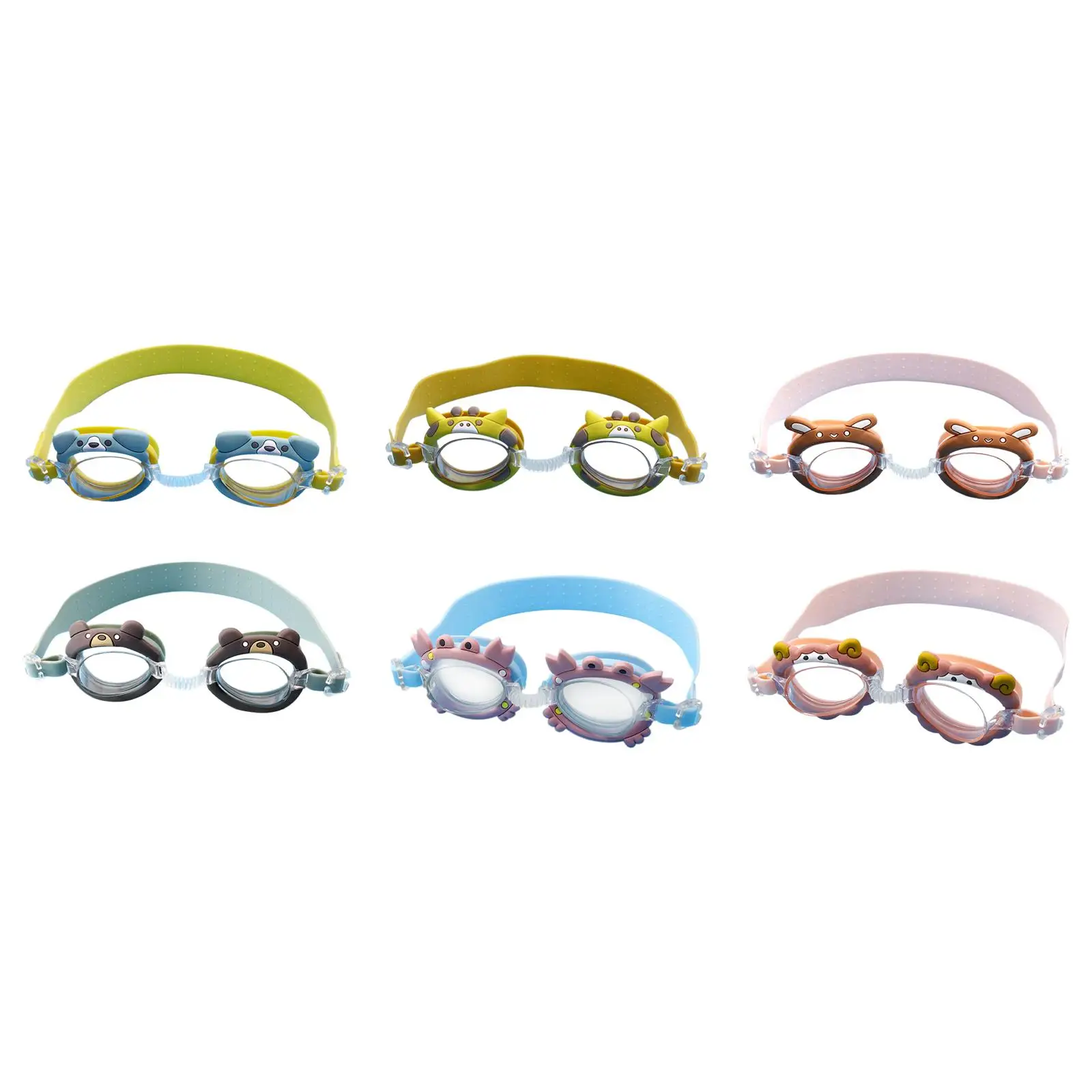 

Swimming Goggles Waterproof Teens Carton Swim Glasses Swim Goggles for Kids