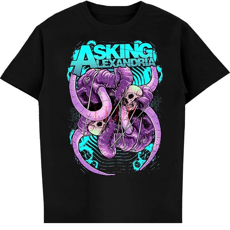 

Asking Alexandria Elephant Logo Mens New Purple T Shirt