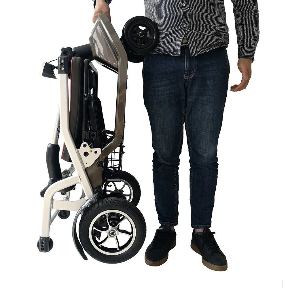 

KSM-907 Wholesale Portable Folding Electric 3 Wheeled Scooter Mobility Electric Scooter For Adults 19kgs Brushless Motor