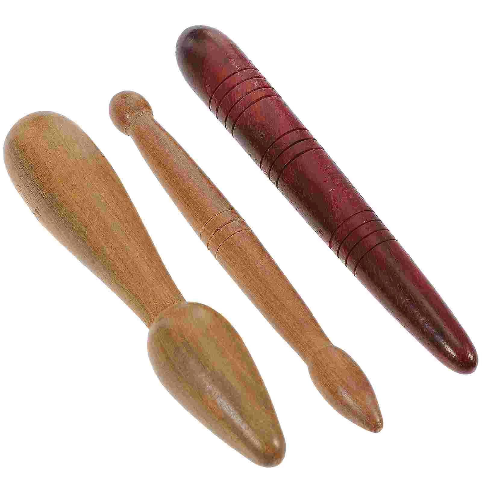 

3pcs Portable Useful Multifunctional Muscle Roller Foot Massagers Foot Scraping Bars Sticks for Adults Gift Home