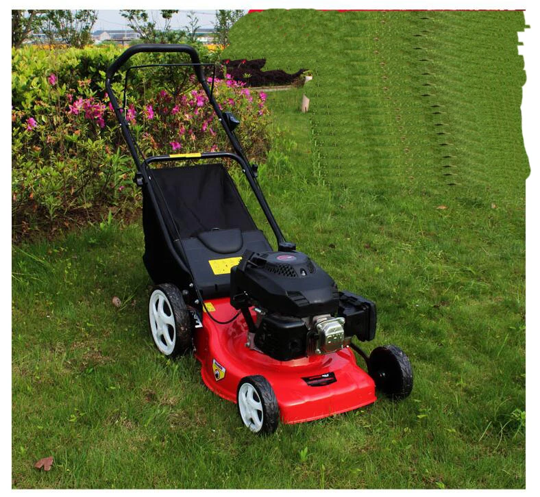 Мощная газонокосилка четырехтактный бензиновый самоходный ручной травокосилка