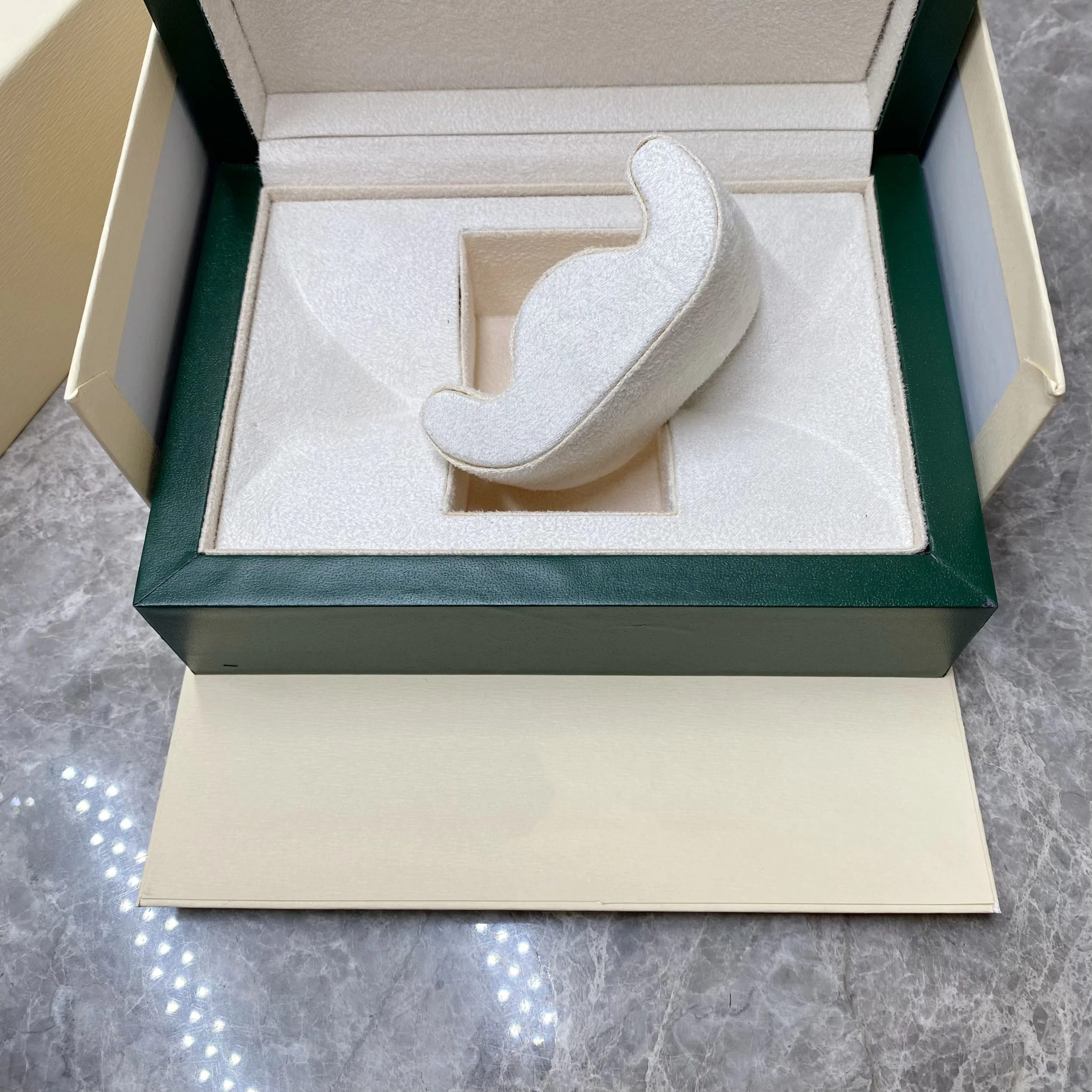 Factory Outlet Green With Original Wooden Watch Box And Papers Luxury Brand Case With Card Custom AAA Watches Gift