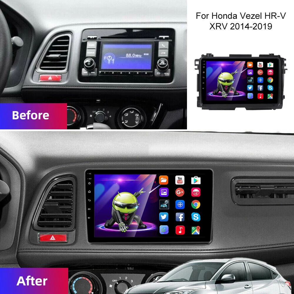 HD мультимедийная Автомобильная стереомагнитола android видео GPS carplay/Авто 4G AM/RDS/DSP