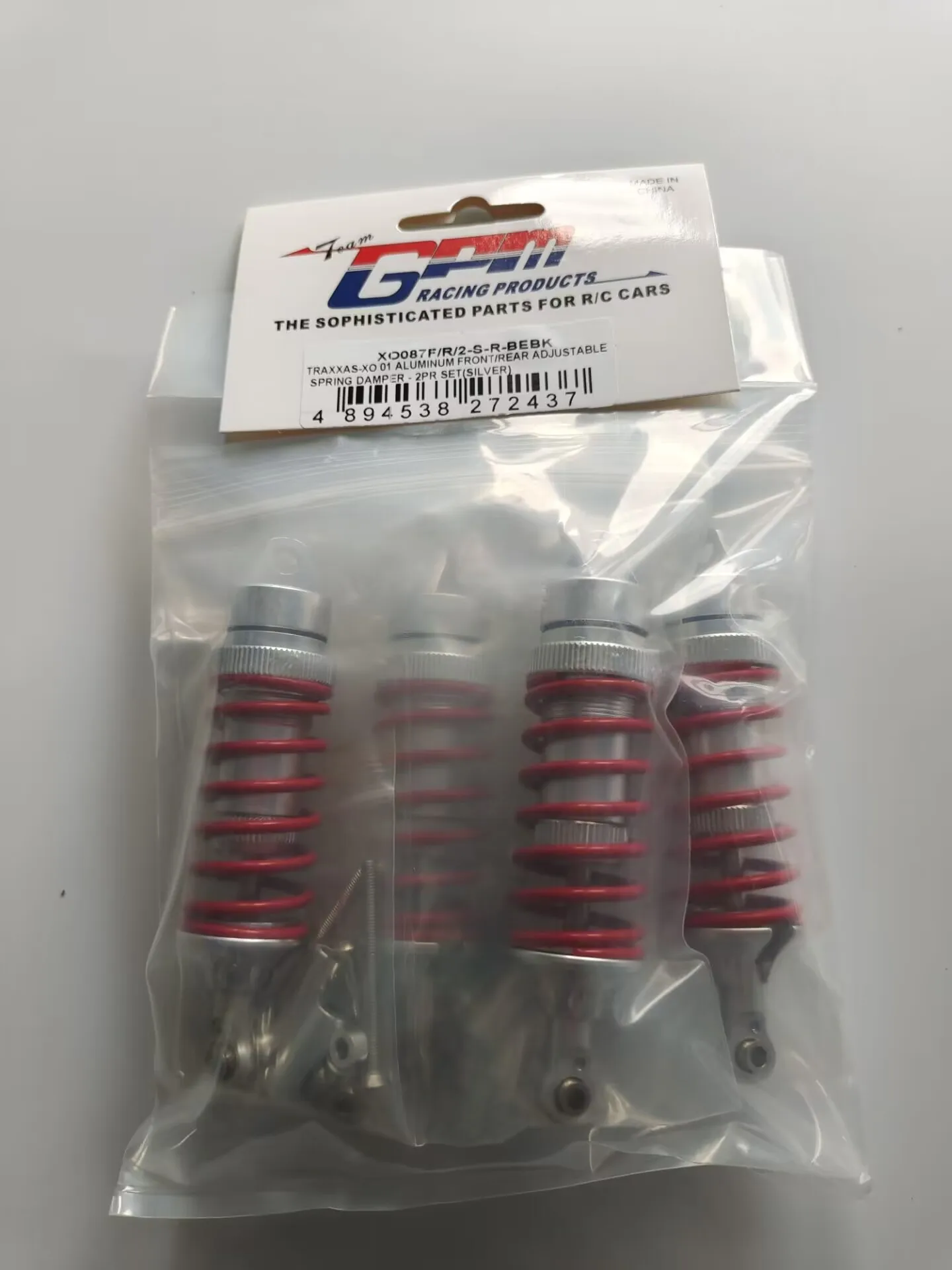 Передний + задний амортизатор GPM из алюминиевого сплава для TRAXXAS XO-1 1/7 4 шт.