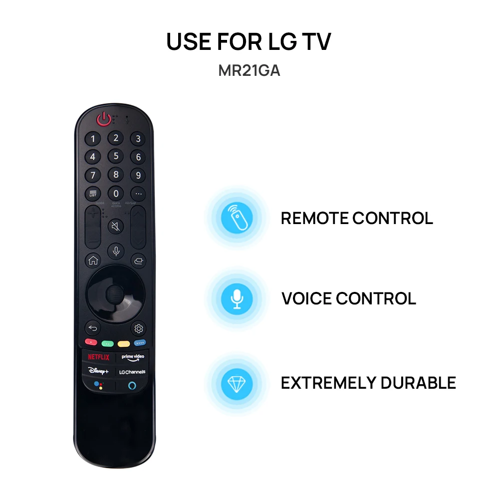 

Original MR21GA LG 2021 Smart TV Magic Voice Remote Control AKB76036509 43NANO75 NANO80 55UP75006LF OLED55A1RLA MR21GC
