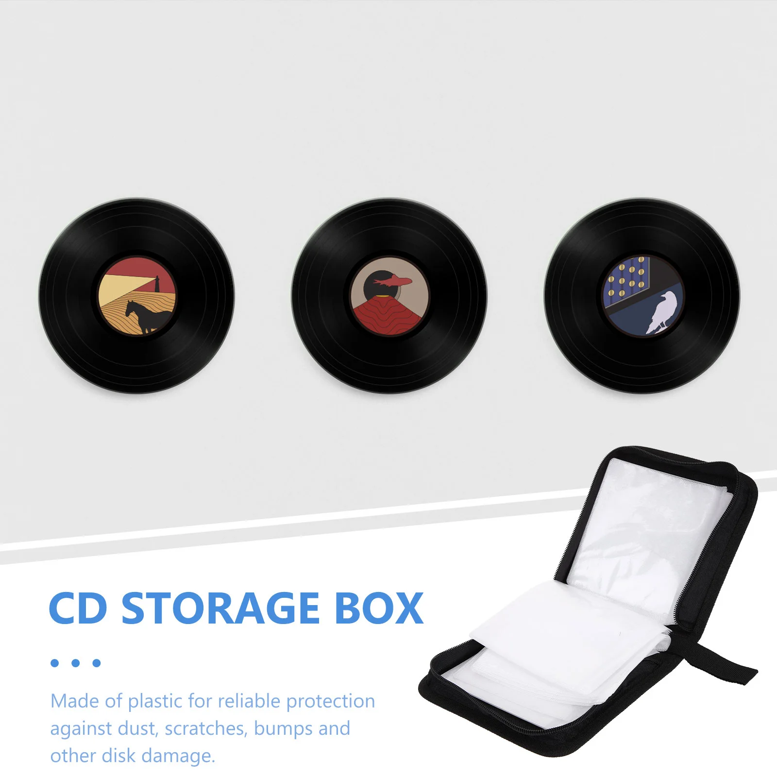 Дорожный футляр Cd 40 вместительный держатель для компакт-дисков сумка хранения из