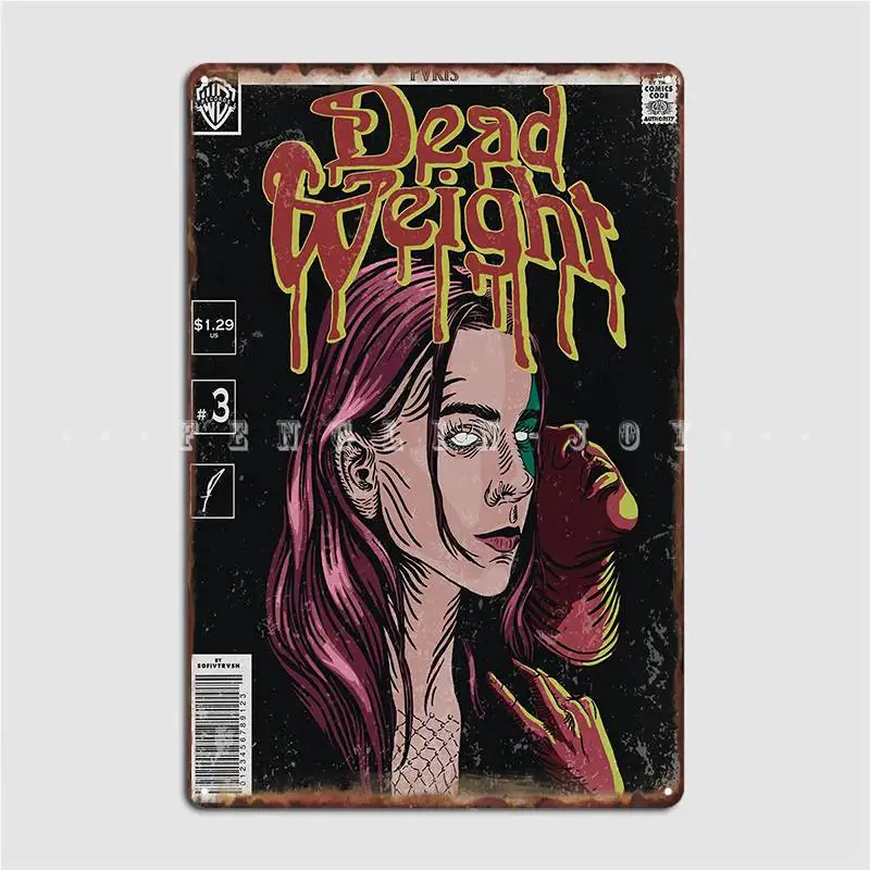 

Dead Weight Comic Cover Pvris Metal Sign Pub Garage Plates Cinema Garage Customize Tin Sign Poster