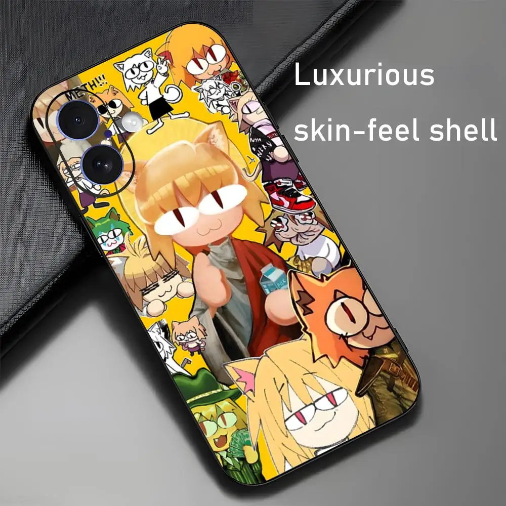 Фото Чехол для телефона Fate Neco-Arc Anime Cool для iPhone 17 16 15 14 13 12 11 X XR XS 8 Plus Mini Pro Max, мягкий, черный, противоударный №2
