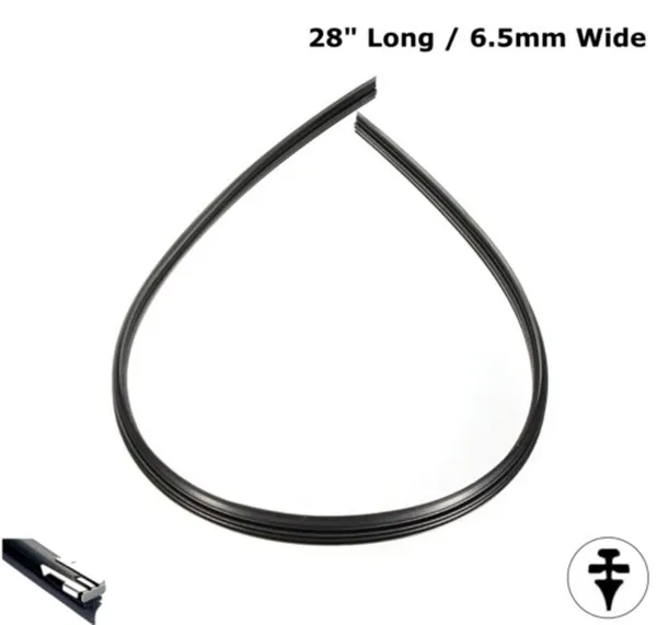 

Universal Wiper Blade Refill Strip Vehicle 700mm/28\\\\\\\" Replacement Rubber Rubber & Silicone High Quality Hot Sale