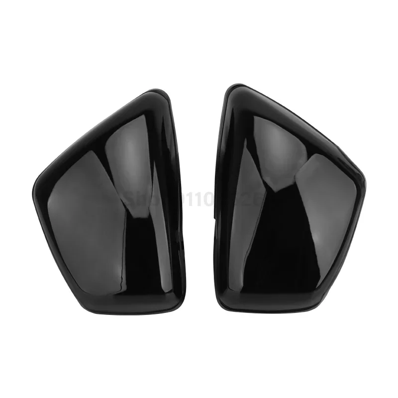 

Черные боковые крышки для аккумуляторов мотоцикла для Yamaha XV700 XV 750 1000 1100 Virago 1984-Up Защитная обтекатель для аккумулятора мотоцикла