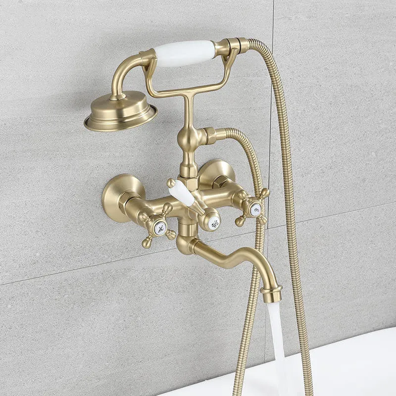 

Набор смесителей Annyzeng для ванной, матовое золото