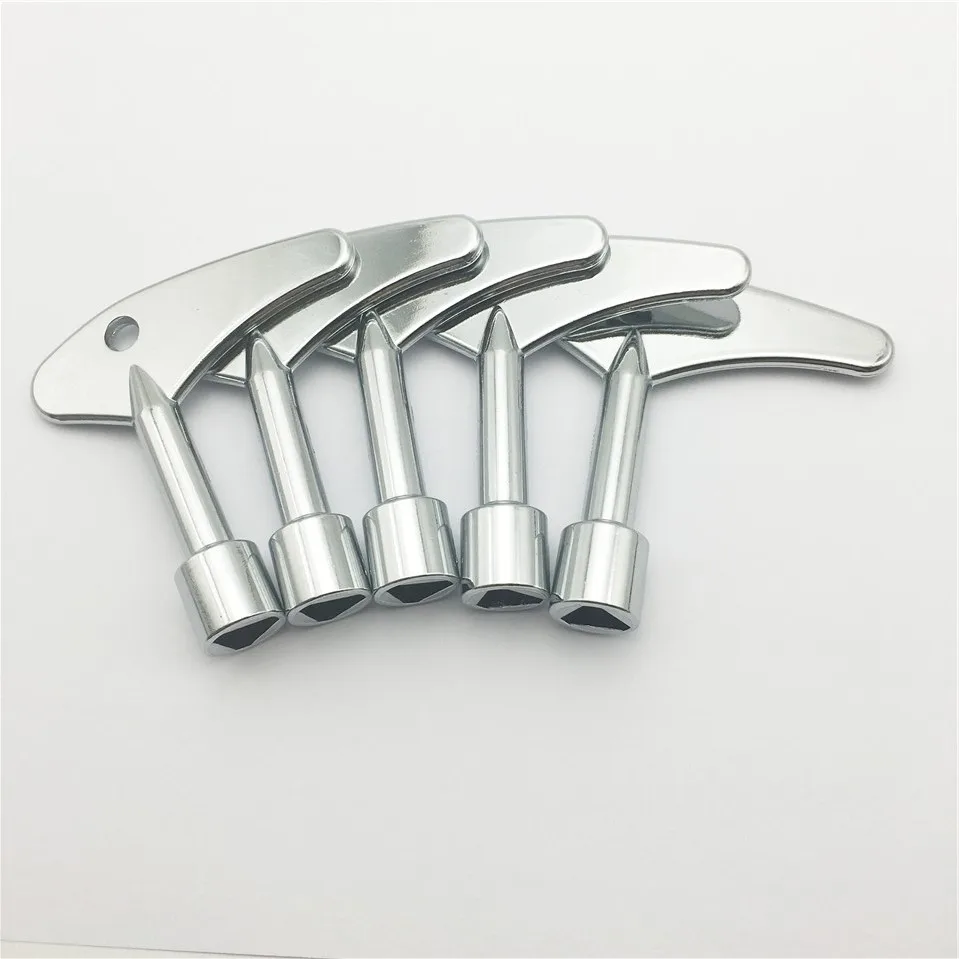 5pcs Delta Switch Key Wrench With Accessories Universal Triangle Train Electrical Cupboard Box Elevator Cabinet Alloy - купить по