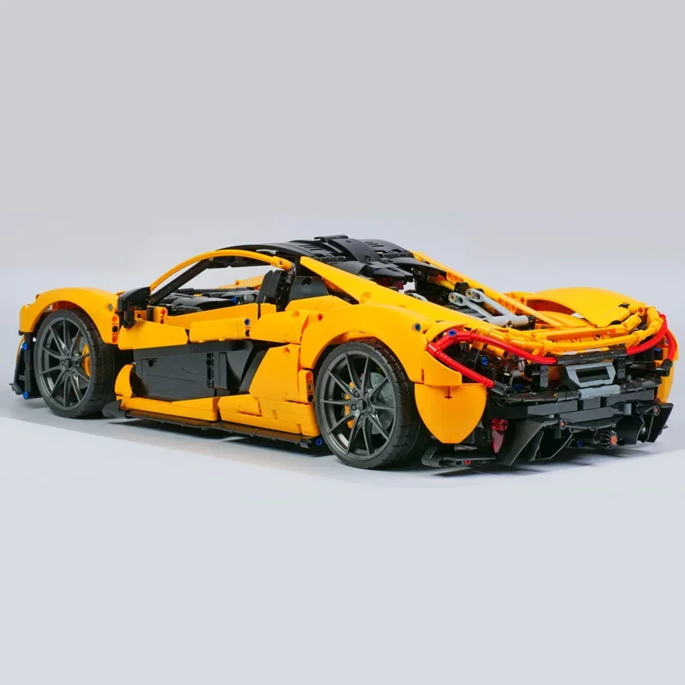 3893 шт. технические блоки спортивный автомобиль гоночный P1 Speed Champion модель