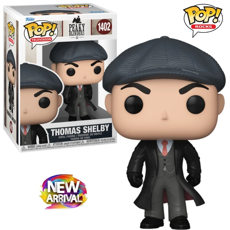 Фото Последние поступления Funko Pop TV Series Peaky Blinders Фигурка Томас Шелби # 1402 украшения, детская коллекция игрушек, подарки №1