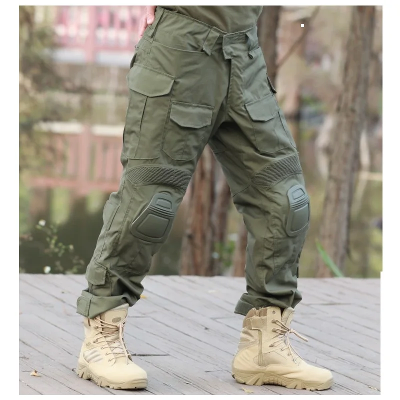 G3 Tactical Outdoor Military Green With Black Nylon Patch Men's Casual Pants Gen3 Long CP Style Combat Pants