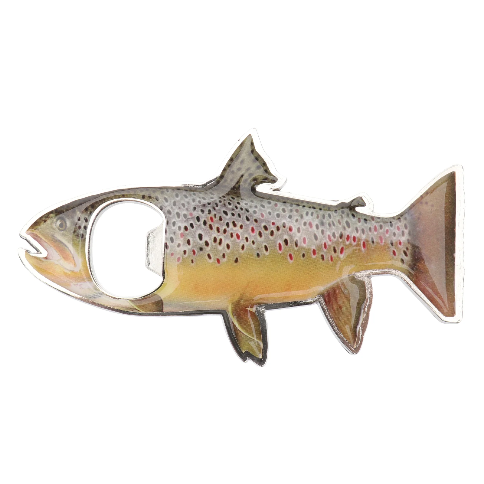 

Opener Bottle Beer Fridge Magnet Cancap Troutnovelty Jar Lidfun Metal Remover Manual Stainless Bartender Steel Animal Bar