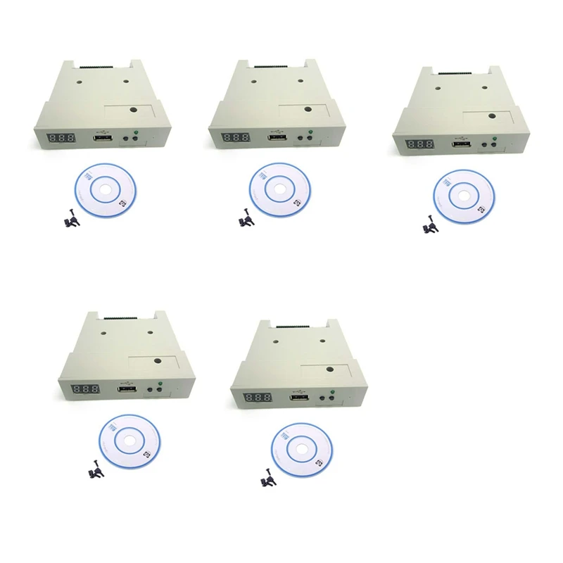 

Retail 5 PCS SFR1M44-U100 3.5In 1.44MB USB SSD Floppy Drive Emulator Plug And Play For 1.44MB Floppy Disk Drive Industrial