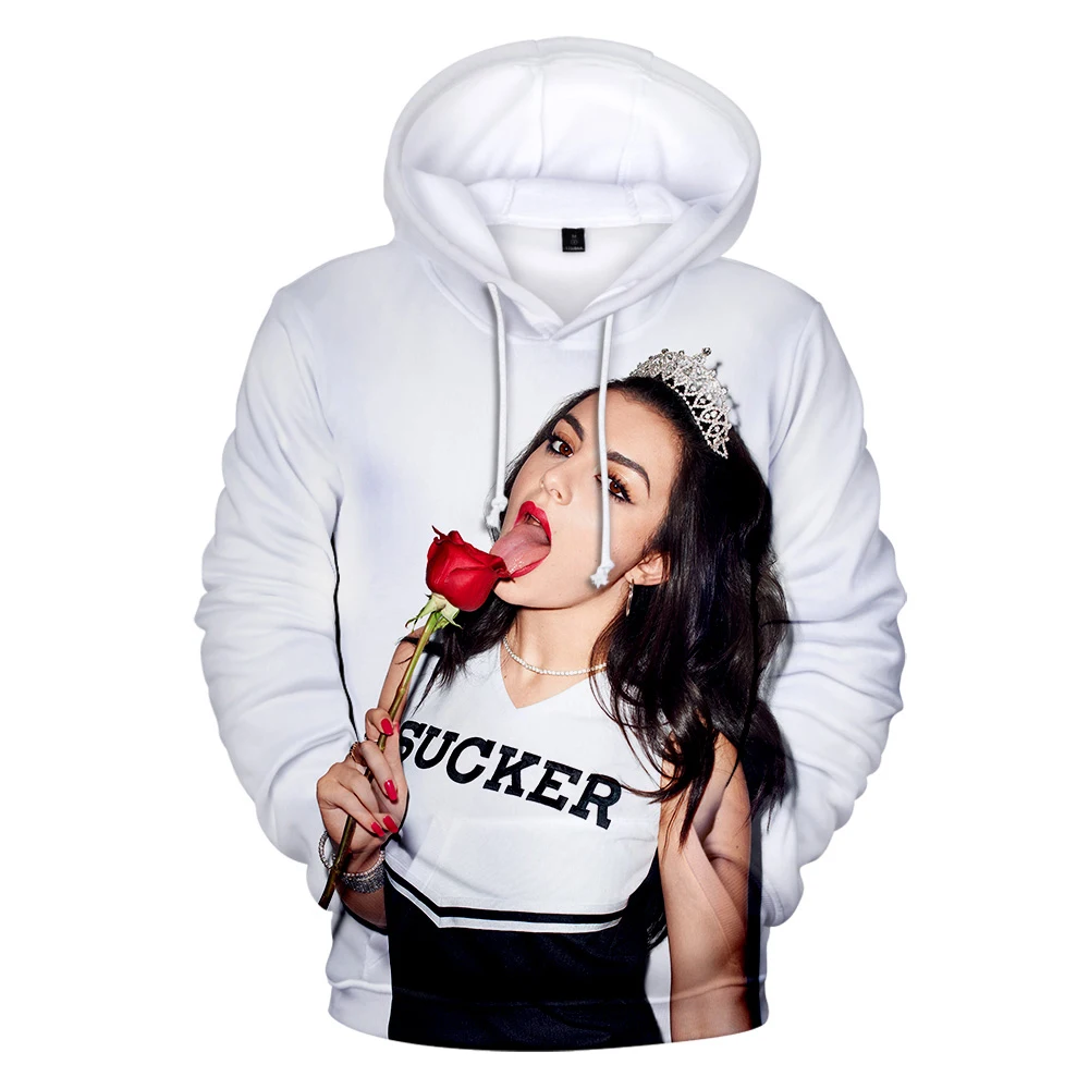 

Charli XCX 3D Hoodies Men/women Tops Long Sleeve Oversized Hooded Harajuku Streetwear Sweatshirts 3D Hoodies Male