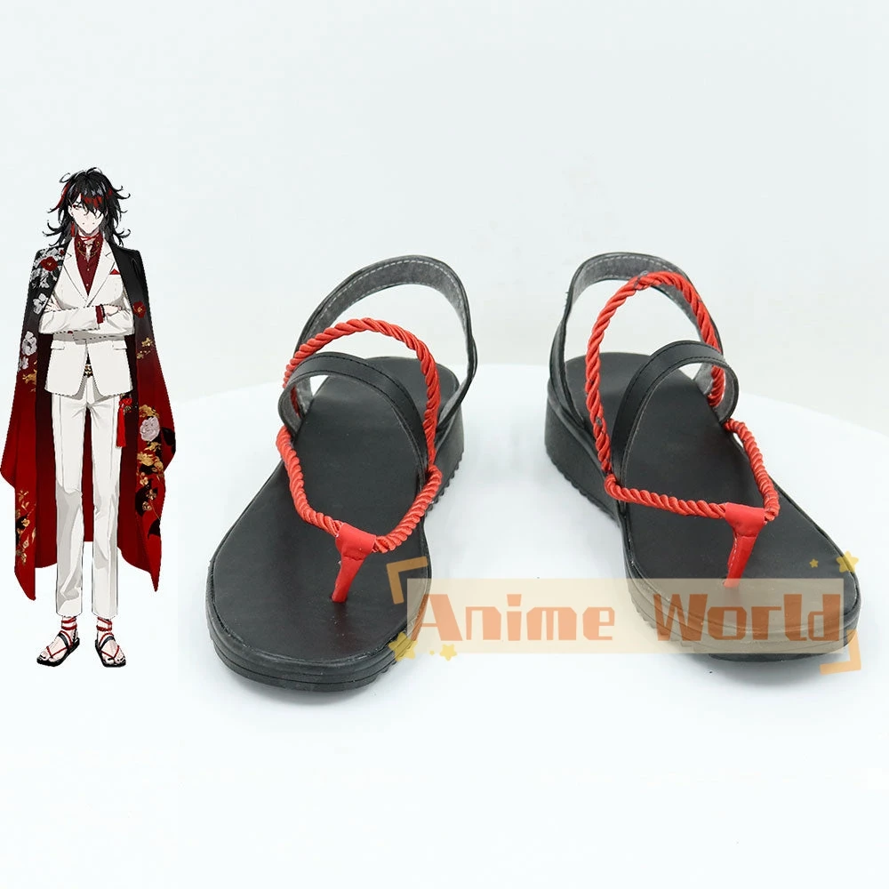 Ботинки для косплея nimisanji Luxiem Vox Akuma Хэллоуин искусство на заказ