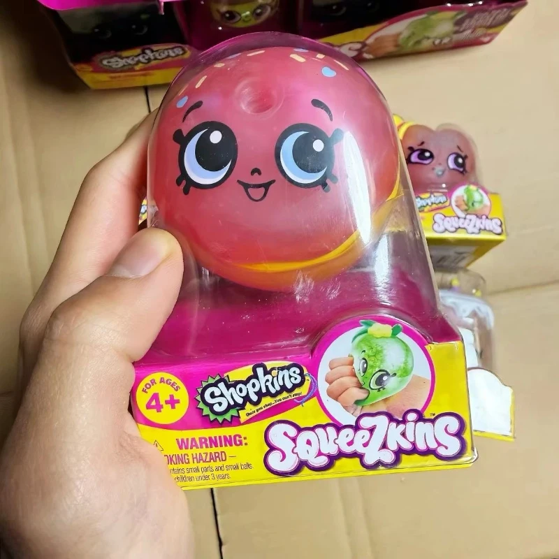 Фото В наличии! Оригинальный слайм Shopkins: приятный на ощупь, антистрессовый, мягкий, в форме фруктов. Идеальный подарок. №5