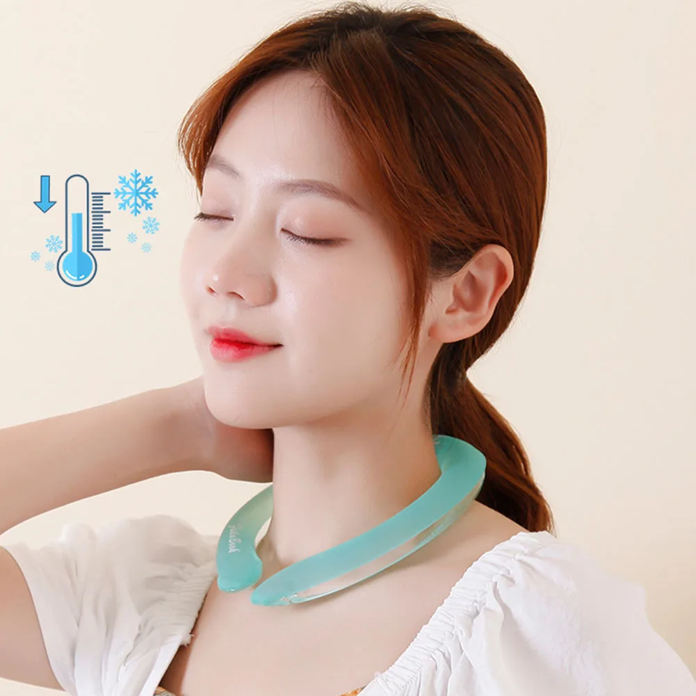 

Summer NeckCooling Ring Ice Cushion Tube Heatstroke Prevention Cooling Tube Ice Cushion Chill Cycling Running Outdoor Equipment
