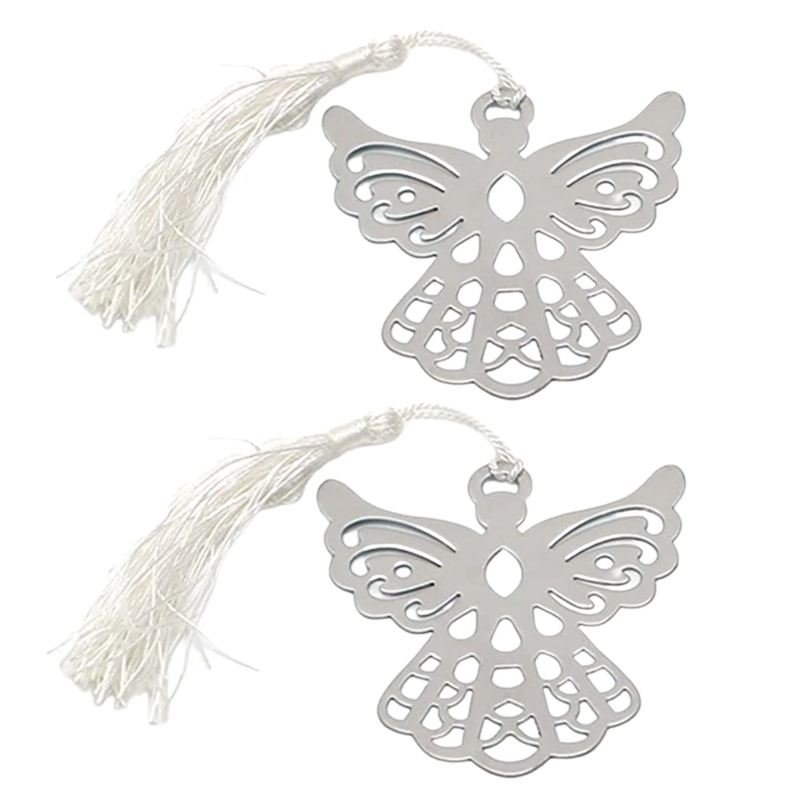 

2 шт., металлические закладки для книг в виде ангелов