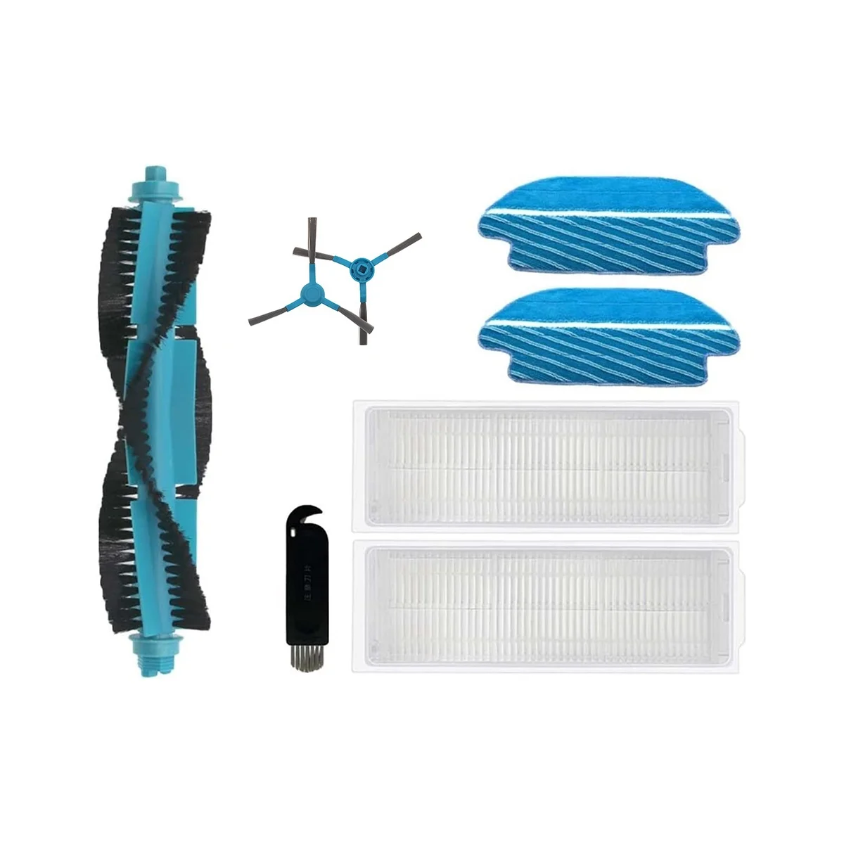 

For M6 PRO Robot Vacuum Cleaner Replacement Spare Parts Accessories Main Brush Side Brush Filter Mop Pad