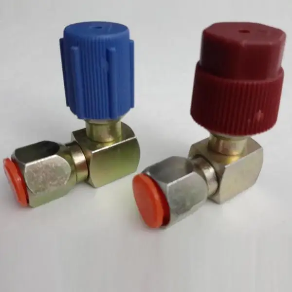 Высокая и низкая боковая муфта кондиционера Адаптер R12 к R134a Быстрый разъем 90