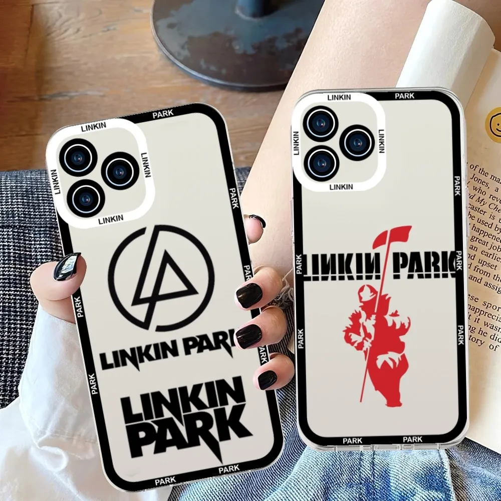 Чехол для телефона L-Linkin Hot Band P-Park для iPhone 11 12 Mini 13 14 Pro  Max, прозрачный чехол | AliExpress