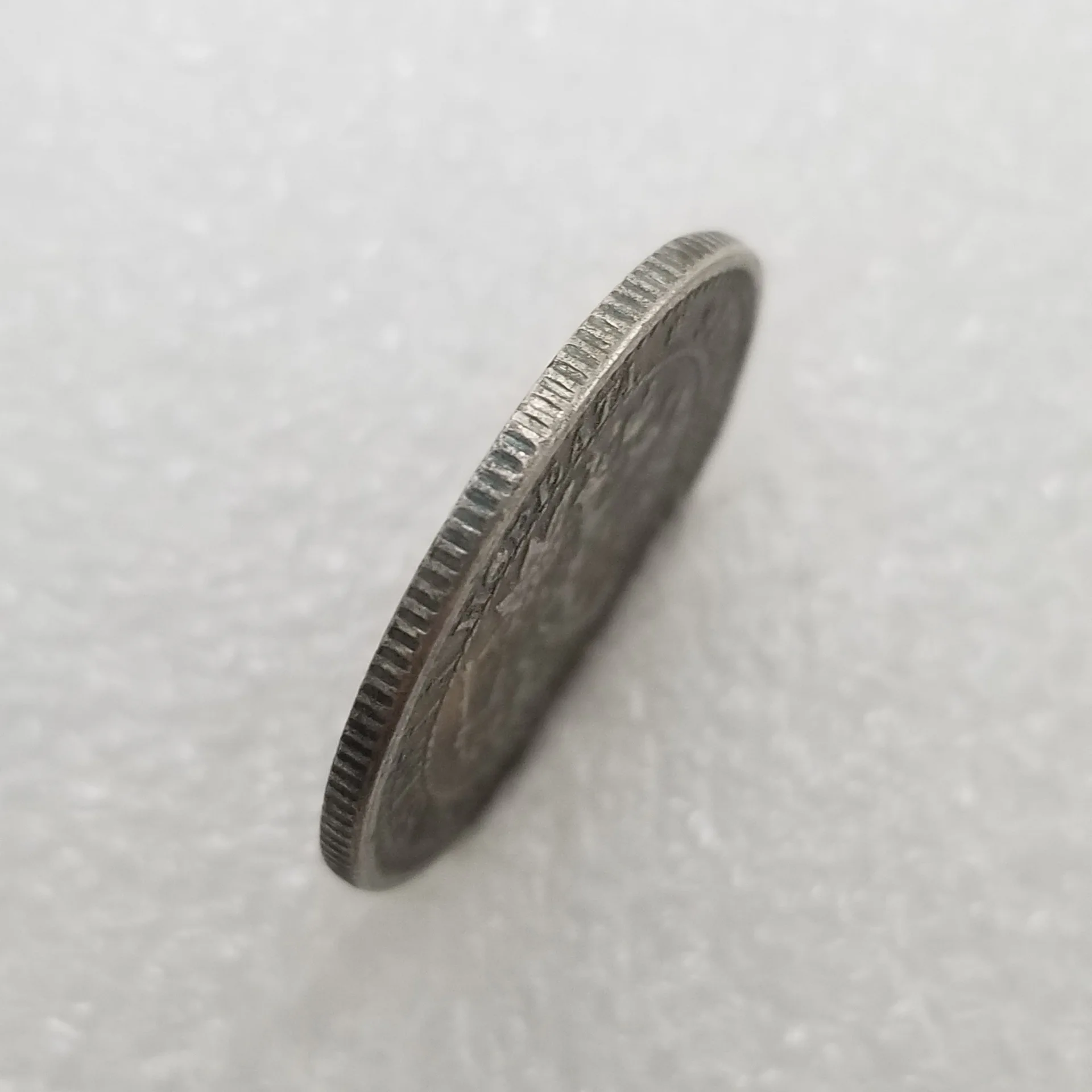 Серебряная копия монеты Финляндии 1 марка 1866 года