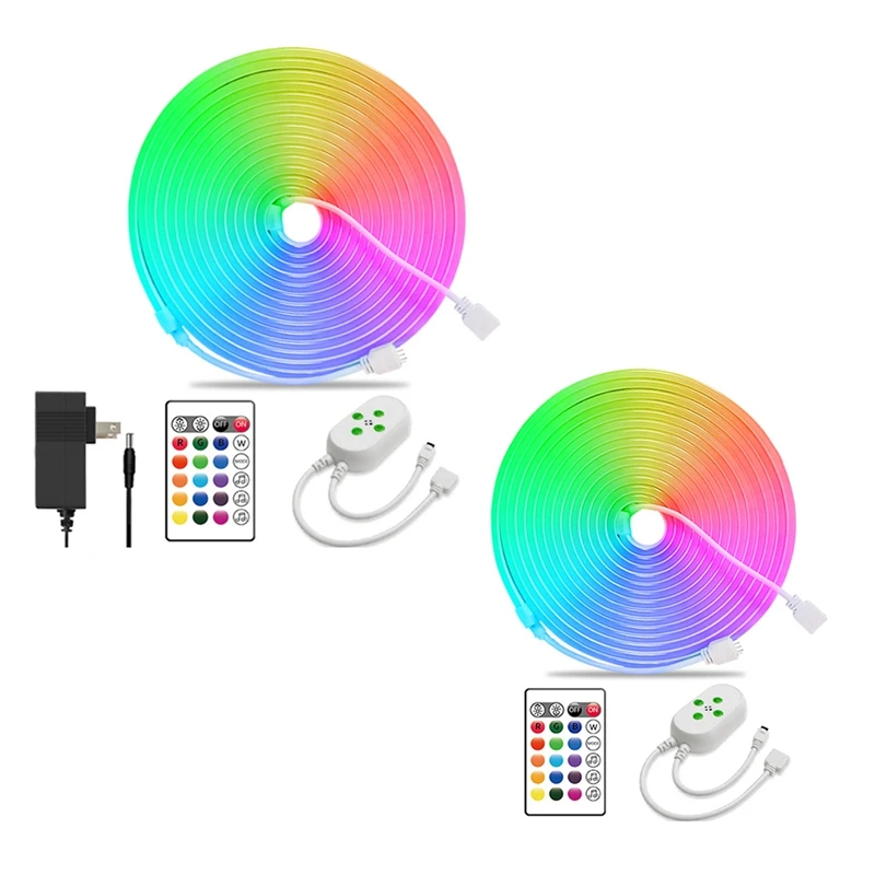 

Flexible Neon Light DIY Modeling Light Strip 3Meters 360 Lights Tuya Wifi Controller