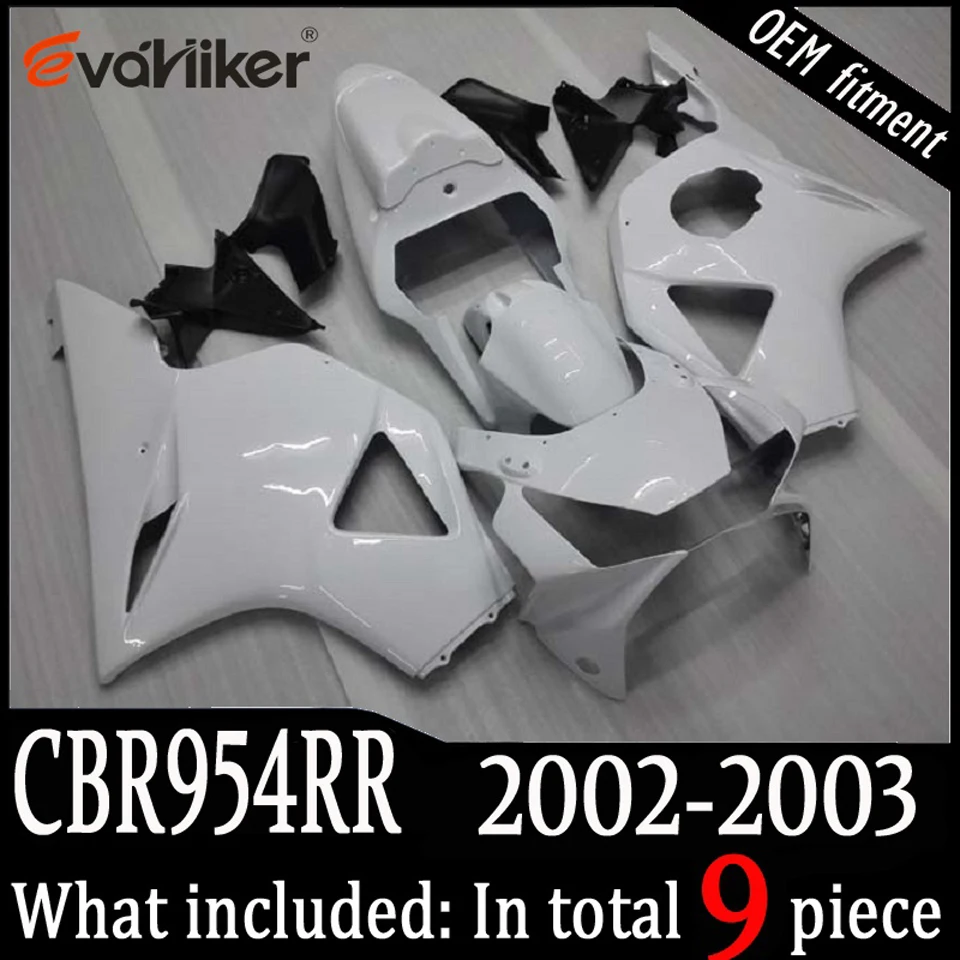 Full fairing kits for CBR954RR 2002 2003 black red CBR900RR 02 03 ABS Fairings hull Injection mold