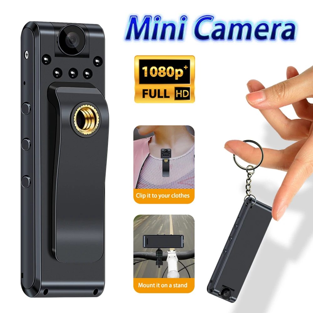 

Спортивная велосипедная камера для тела 1080p Мини-поворотная видеорегистратор Видео Аудио Диктофон 32-128 г Мотоцикл Велосипед Цифровая камера движения