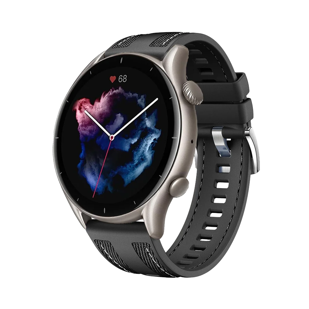 Фото Replacement Silicone Nylon Braid Strap for Amazfit Cheetah Pro Balance GTR 4 22mm Universal Bracelet for Amazfit GTR 3 GTR3 Pro №3