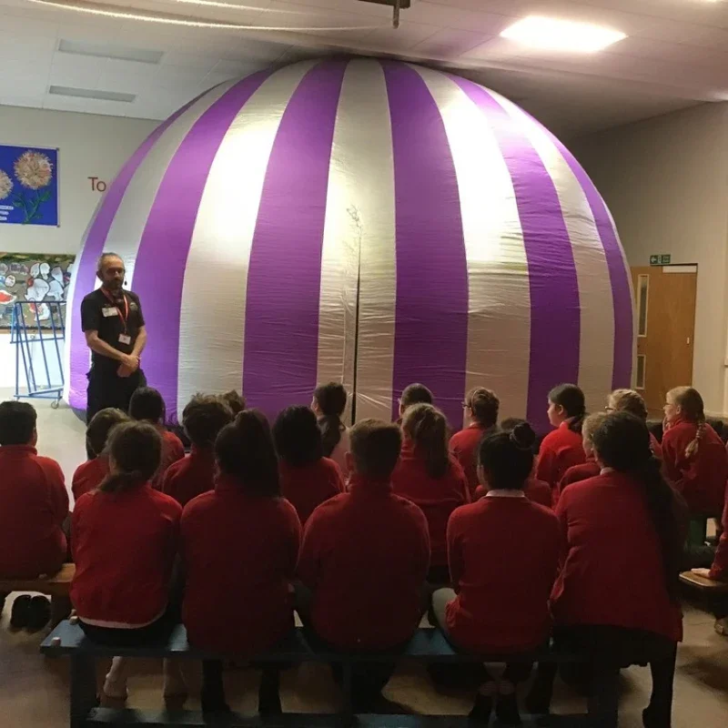 Портативная надувная проекционная купольная палатка для планетария кинотеатра